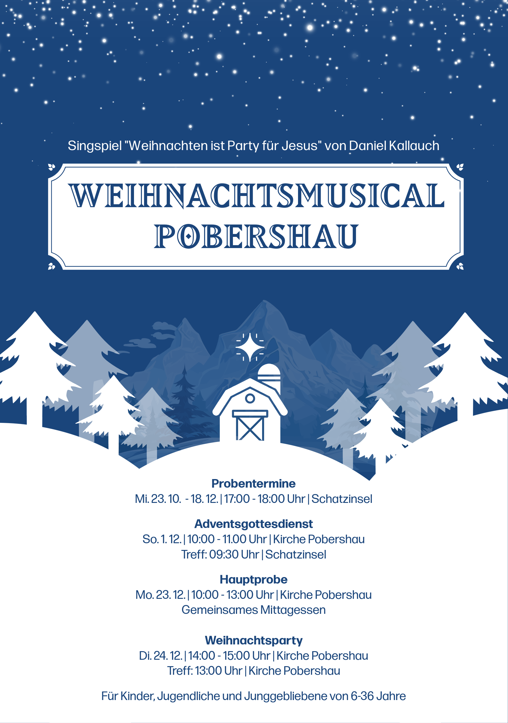 Weihnachtsmusical A5 Front